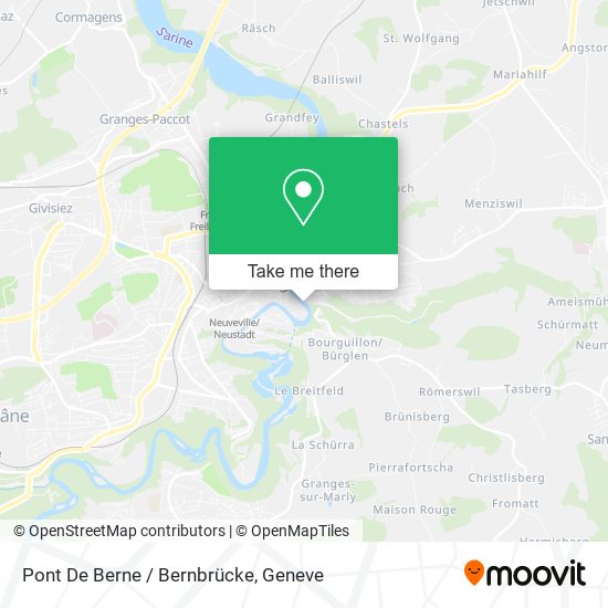 Pont De Berne / Bernbrücke map