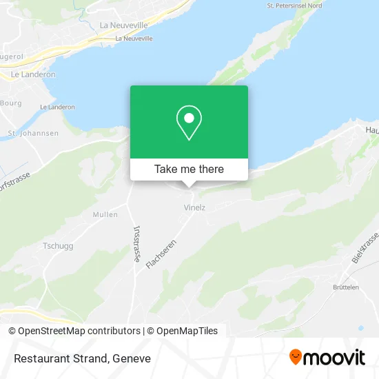 Restaurant Strand map