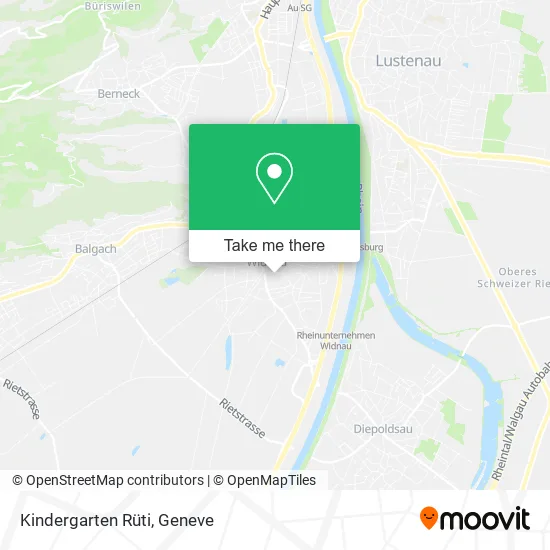 Kindergarten Rüti map