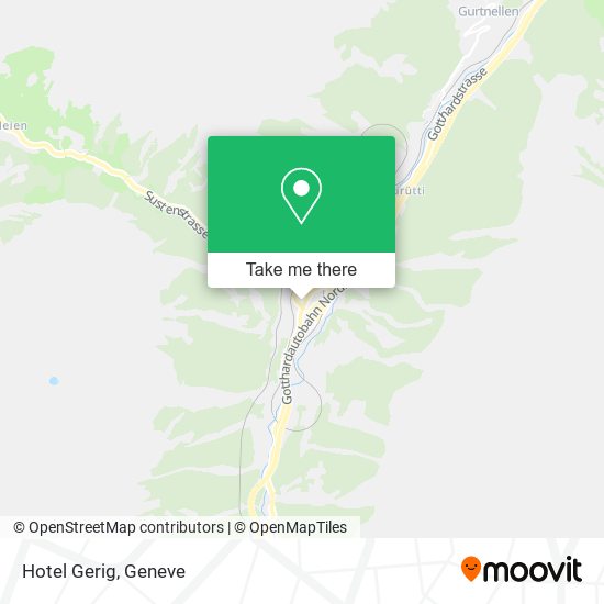 Hotel Gerig map