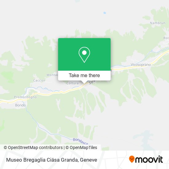 Museo Bregaglia Ciäsa Granda map