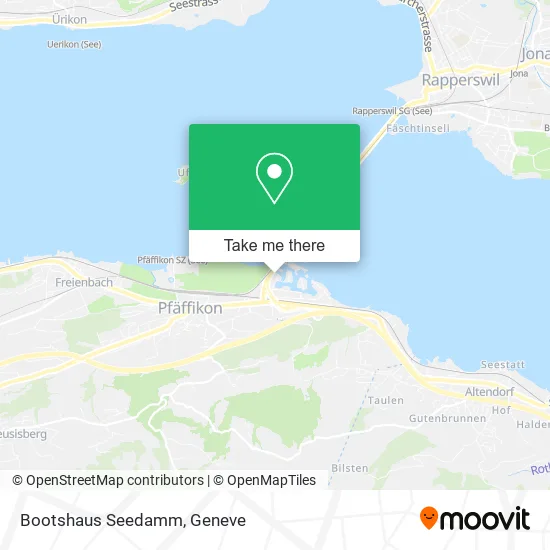 Bootshaus Seedamm map