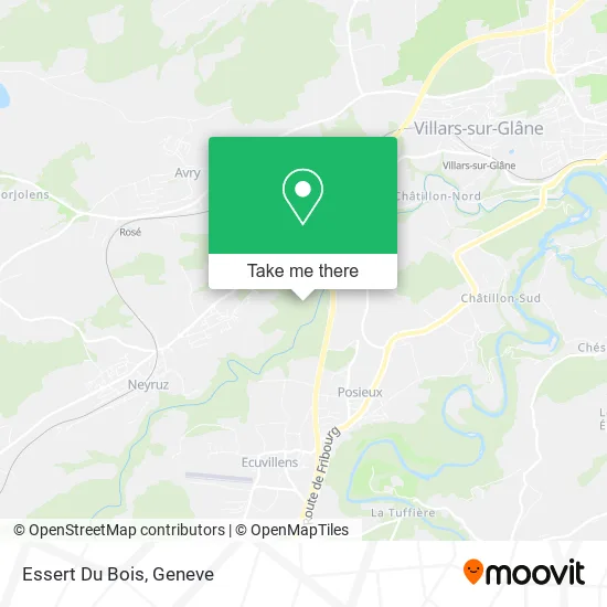 Essert Du Bois map