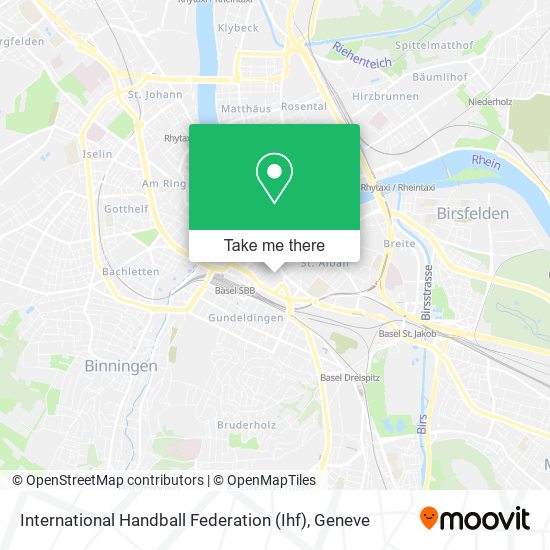 International Handball Federation (Ihf) map