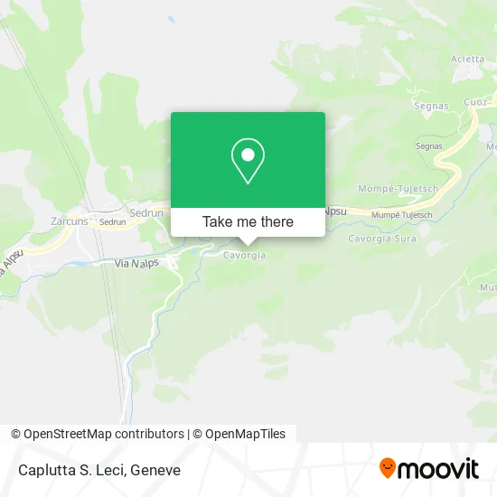 Caplutta S. Leci map