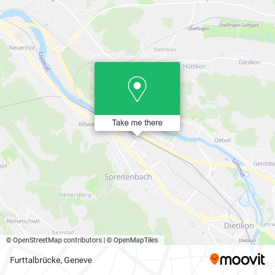 Furttalbrücke map