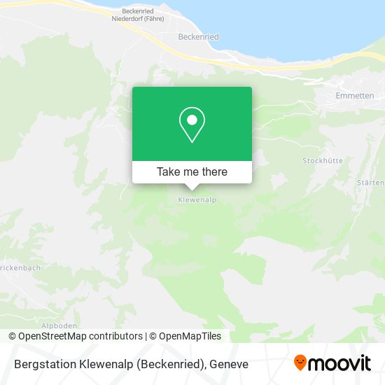 Bergstation Klewenalp (Beckenried) map