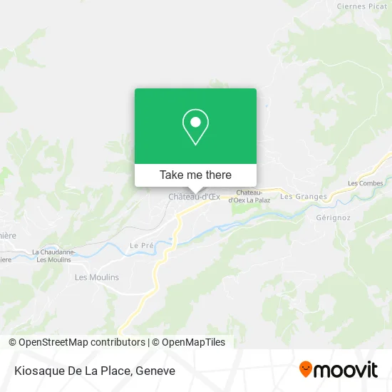Kiosaque De La Place map