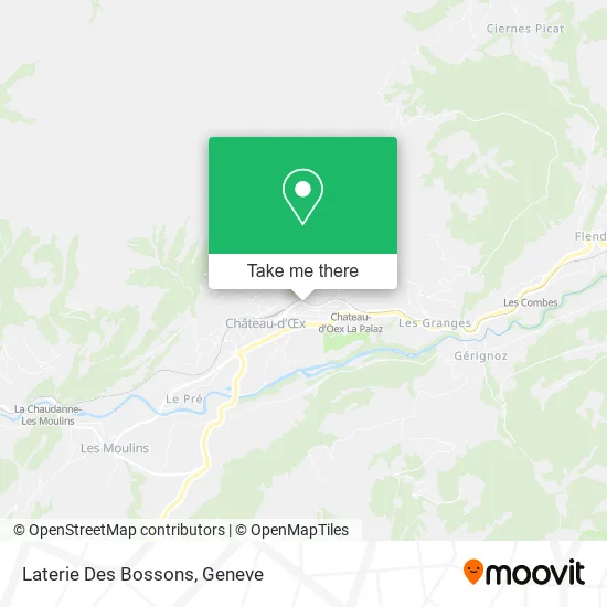 Laterie Des Bossons map