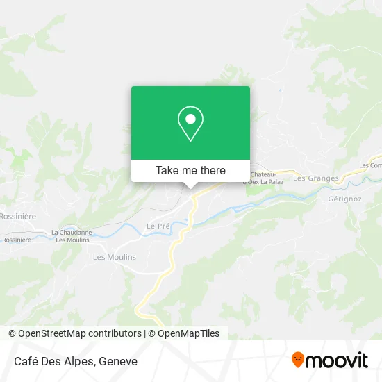 Café Des Alpes map