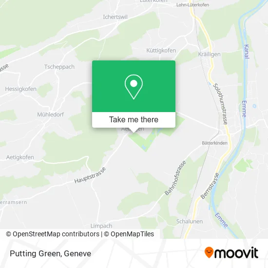 Putting Green map