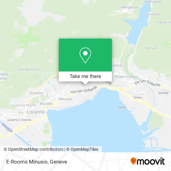 E-Rooms Minusio map