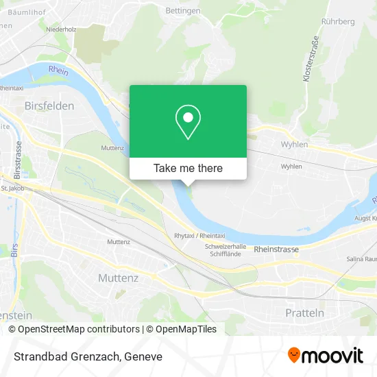 Strandbad Grenzach map