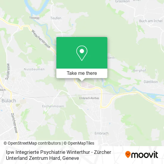 Ipw Integrierte Psychiatrie Winterthur - Zürcher Unterland Zentrum Hard map