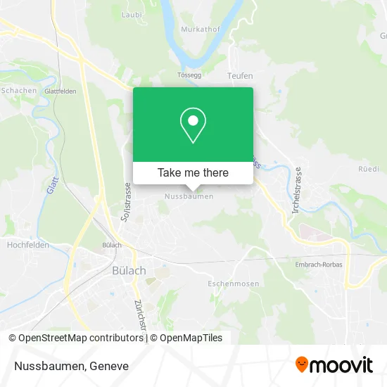 Nussbaumen map