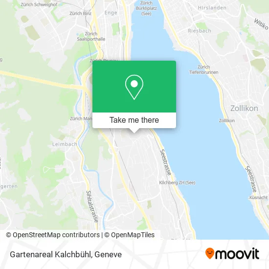 Gartenareal Kalchbühl map