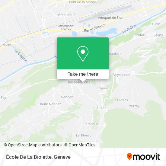 École De La Biolette map