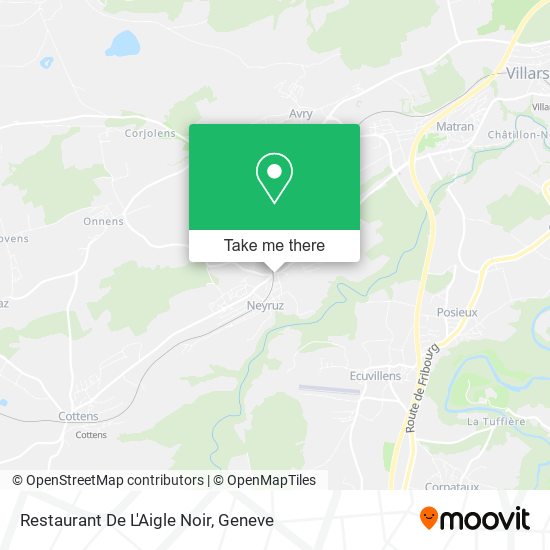 Restaurant De L'Aigle Noir map