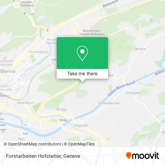 Forstarbeiten Hofstetter map
