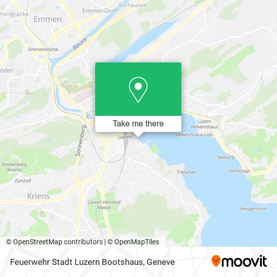 Feuerwehr Stadt Luzern Bootshaus map