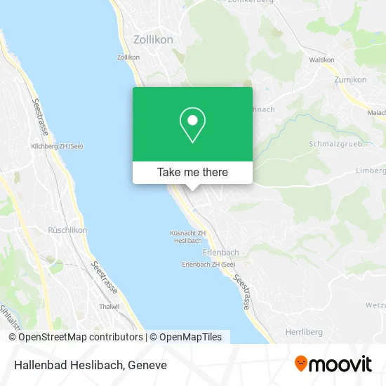 Hallenbad Heslibach map