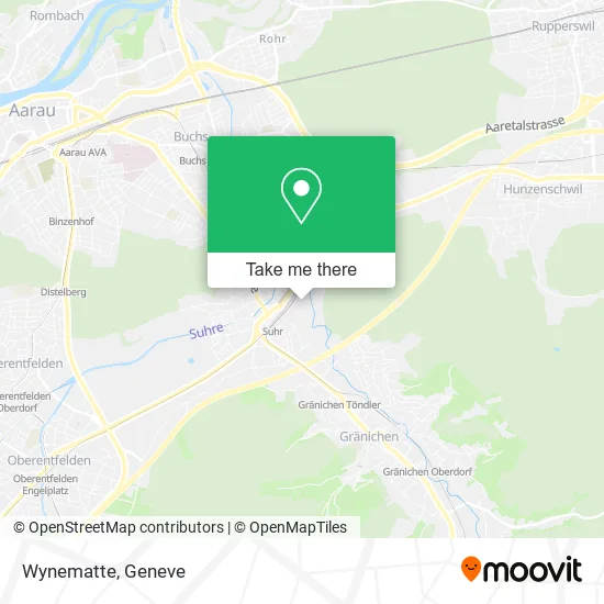 Wynematte map