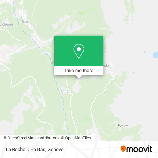 La Rèche D'En Bas map