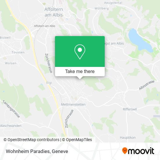 Wohnheim Paradies map