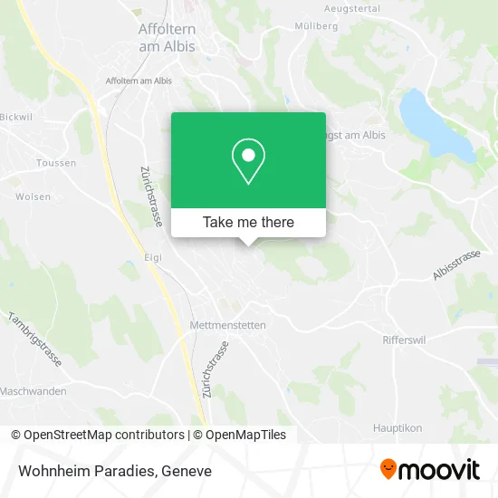 Wohnheim Paradies map