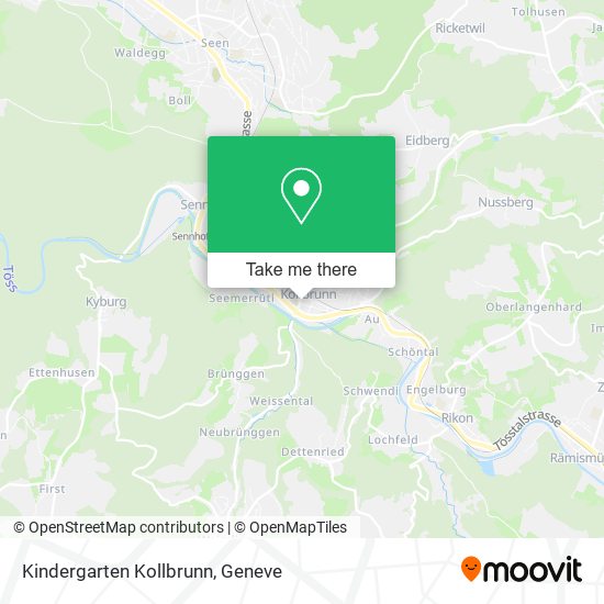 Kindergarten Kollbrunn map