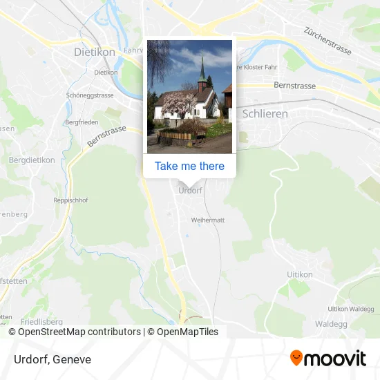 Urdorf map