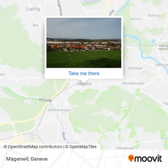 Mägenwil map