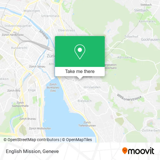 English Mission map