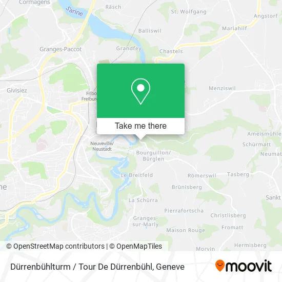Dürrenbühlturm / Tour De Dürrenbühl map