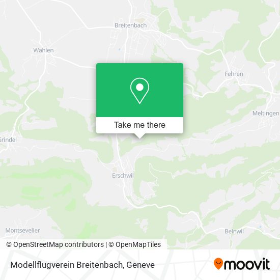 Modellflugverein Breitenbach map