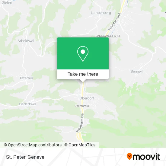 St. Peter map