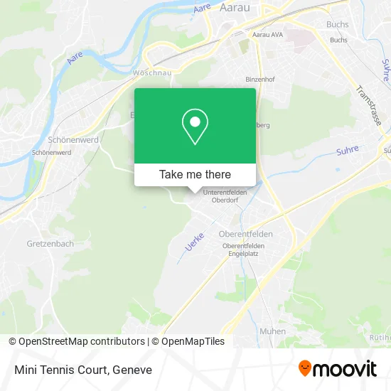 Mini Tennis Court map