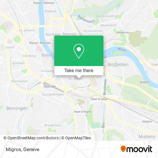 Migros map