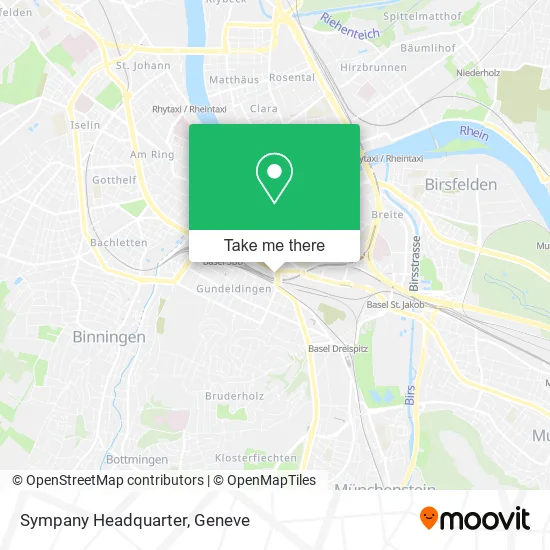 Sympany Headquarter map