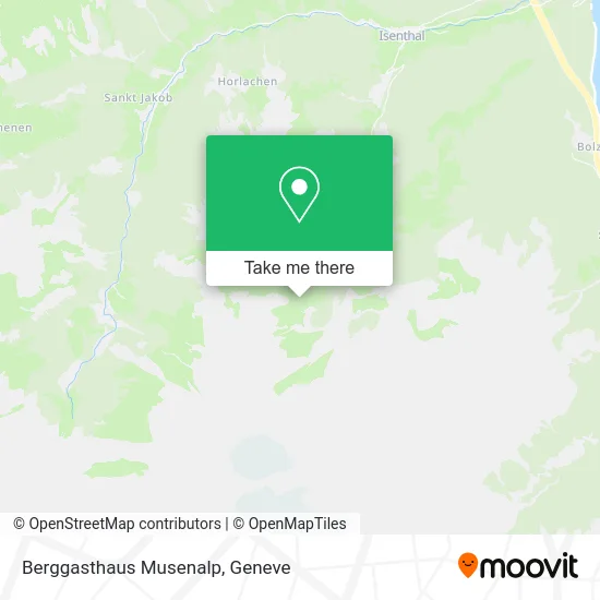 Berggasthaus Musenalp map