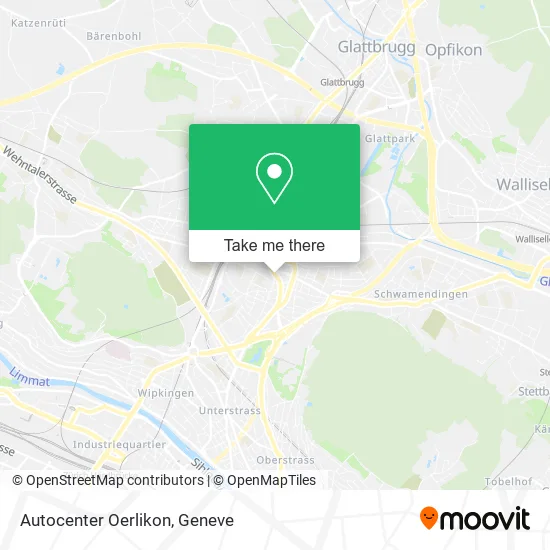 Autocenter Oerlikon map