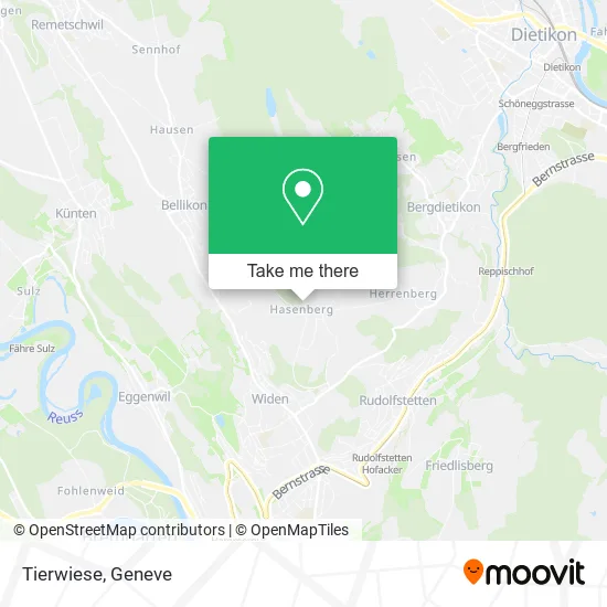 Tierwiese map
