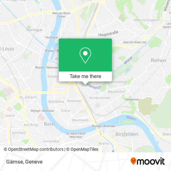 Gämse map