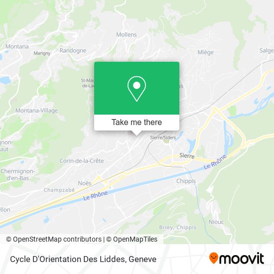 Cycle D'Orientation Des Liddes map