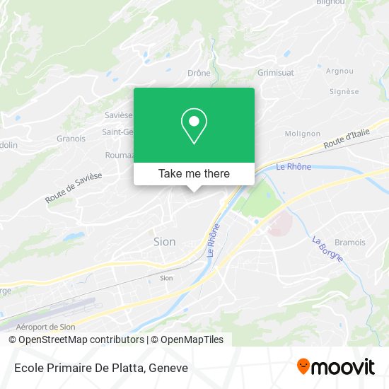 Ecole Primaire De Platta map