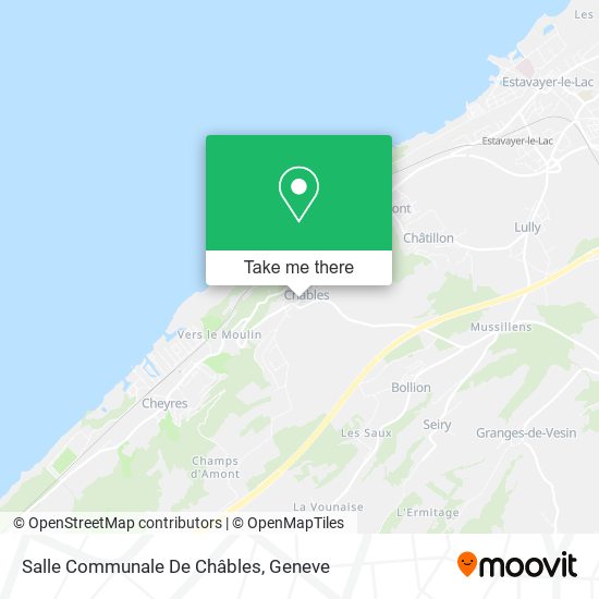 Salle Communale De Châbles map
