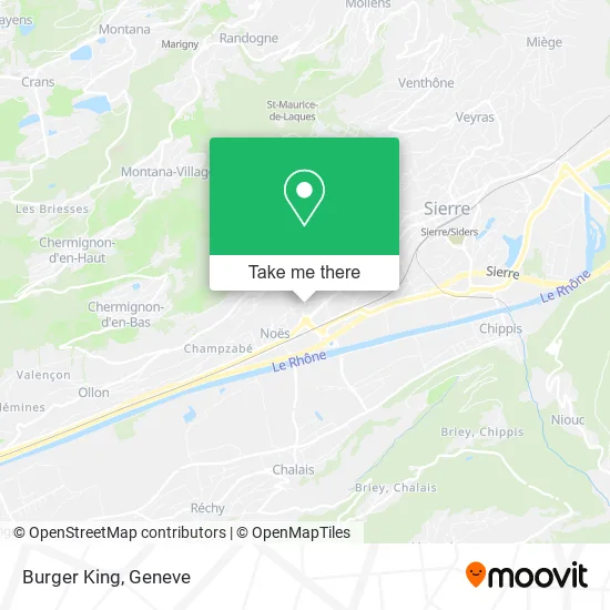 Burger King map