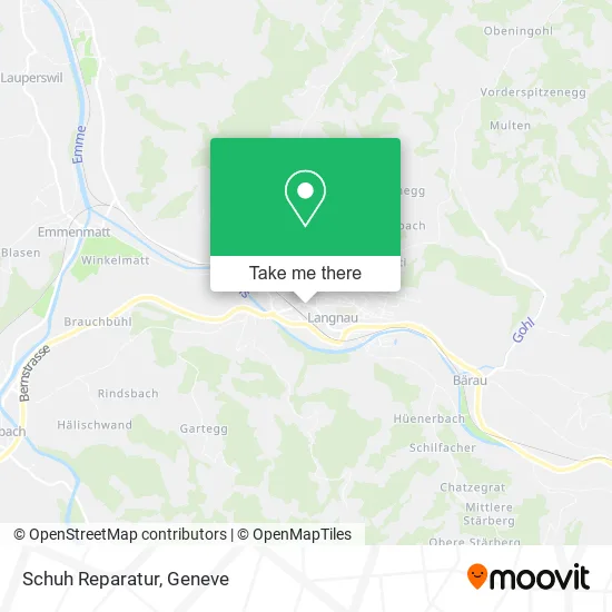Schuh Reparatur map