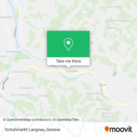 Schuhmarkt Langnau map
