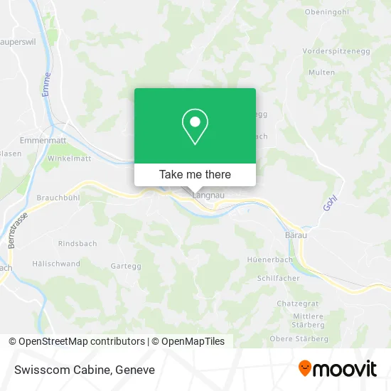 Swisscom Cabine map